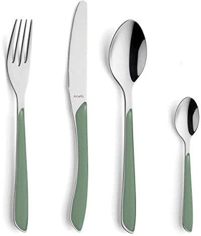 Eclat Green - 24 Piece Cutlery Set