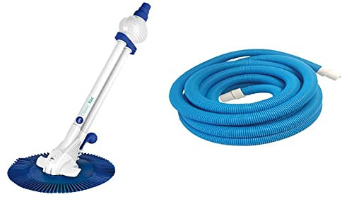Gre 19001 Classic Vac - Limpiafondos automático para Piscina, con Potencia Minima de 3/4 CV + 40002Z Manguera de 2 Terminales para Limpiafondos de Piscina, Ø38 mm, 10 m
