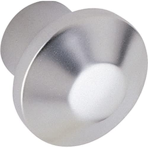 OBF 72 3659 19 Grimme Maiano Schubladenknopf ø 30 mm, Möbelknauf, rund abgeflacht Tiefe 25 mm Möbelknopf Zinkdruckguss verchromt matt, Silber