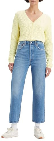 Levi's Femme Ribcage Straight Ankle, Dance Around, 27W / 27L