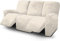 Honeyhouse Dicke Samt Sofabezüge 3-Sitzer,Super Stretch rutschfeste Couchbezug 8-Teiliges Set, Elastische Möbel Protector Plüsch Sofa Schonbezüge mit Armlehne