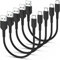 Câble USB C court 30cm[5-pièces], 3A câble de charge rapide USB A vers USB C câble de charge type C câble de données pour Samsung Galaxy S21 S20 S10 S9 S8+, Note 10/9/ 8+, Huawei P30/P20, Xiaomi