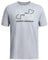 Under Armour Global Foundation Herren-T-Shirt, kurzärmelig, (011) Mod Gray Medium Heather/Black, 5X-Groß