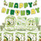 PIXHOTUL Obst-Avocado-Partyzubehör, Avocado-Motto-Geburtstagspartyzubehör für Mädchen und Kinder, inklusive Happy Birthday-Banner, Pappteller, Becher, Servietten, Tischdecke, für 20 Personen