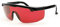 Laserbrille, Wrap-around-190 nm-540 nm, Wellenlänge, Laserschutzbrille, OD +5, Arbeitsschutzbrille für Augenschutz, Rot