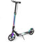 RAVEN Scooter Roller Tretroller Kickscooter für Kinder Erwachsene |klappbar | höhenverstellbar | Tragegurt | Klingel | Flaschenhalter (Celia Black mit Handbremse, 200mm)