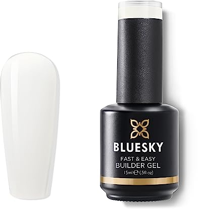 BLUESKY Fast & Easy Builder Gel, einfache und zeitsparende Nagelverlängerung, langer Halt von bis zu 3 Wochen (LBA01 Neutral Beauty 15ml)