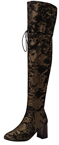 Stivali Donna Estivi Traforati Neri Stivali Donna Stivali Invernali Stivali Estivi Donna Morbidi Stivali Donna Estivi Traforati Fashion Stivali Stivaletti Ciabatte Donna Eleganti 1-Nero 42