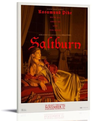 Saltburn Filmposter auf Leinwand, Kunstposter, Schlafzimmer-Dekor-Poster, 30 x 45 cm