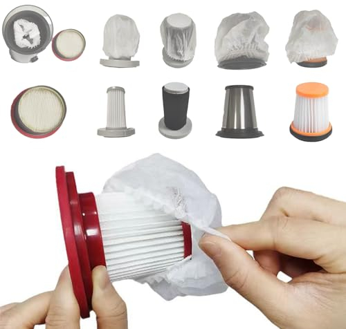 100 pieces vacuum cleaner disposable filter, suitable for handheld vacuum cleaner filter, universal vacuum cleaner filter, 7 * 10 * 10cm