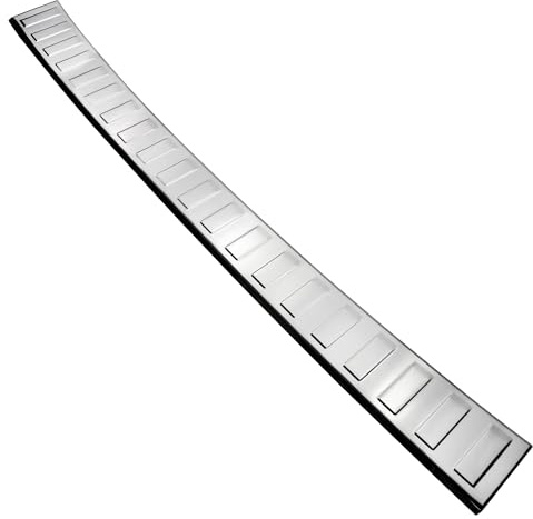 Aroba AR1304-CR Edelstahl Hochglanz Poliert Ladekantenschutz kompatibel mit Suzuki S-Cross ab BJ. 1.2022> passgenau Abkantung Farbe Chrome