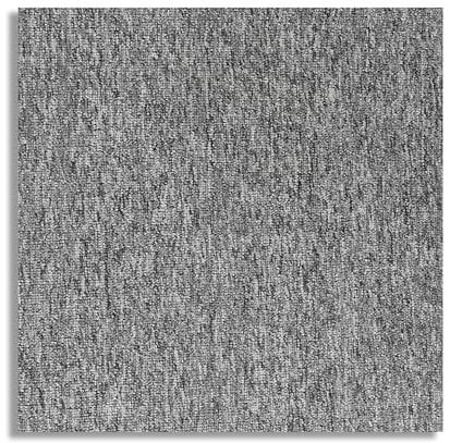 Carpet Tiles 50x50 cm 20 Pack 5 Square Meters for Home Office Living Room Bedroom Commercial Floor (Grey)