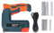 USB Charging Electric Nail Gun, 2000mAh Lithium Ion Battery Powered Stapler, Portable Cordless Brad Nailer with 100 Staple Capacity, Electric Staple Gun for Carpentry, Woodworking