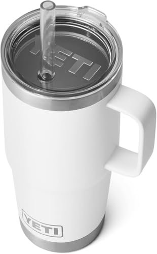 YETI Rambler Straw Mug, 25oz (739ml), White