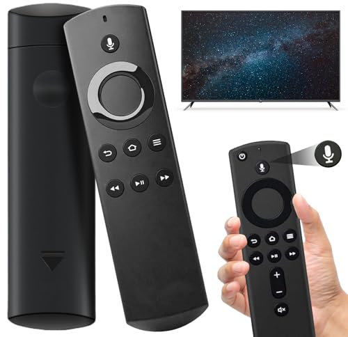 LFCFBH Fire Stick Remote Replacement, Firestick Remote with Voice Function(2nd Gen & Lite), Smart TV Cube (1st Gen & 2nd Gen), Smart TV Remot (3rd Gen)