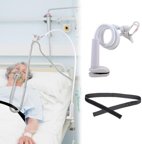 CPAP Schlauchhalter,Schlauchhalter Aufhänger für Bett Verhindern Schlauch Leckage Tangle+Schlauchhalter Riemen für Bett Vermeiden Sie Tangling und verhindern Verstopfung.Hose Holder CPAP Zubehör