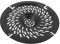 DOITOOL Air Fryer Replacement Crisper Plate Tray - 6 Inch Round Non-Stick Grill Pan for Air Fryers Easy to Clean Cooking Accessory for Chicken Pizza and Vegetables