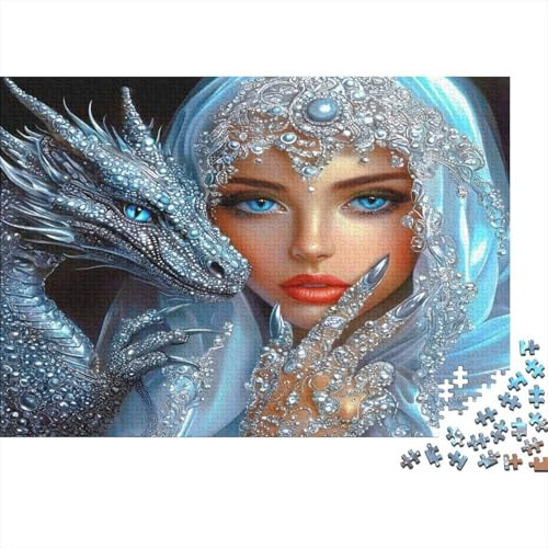 Eiskönigin 1000 Teile Puzzle für Erwachsene Fantasy Stil Wanddekoration