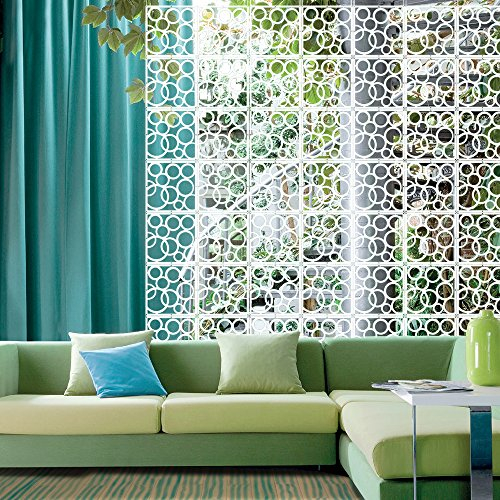 Y-Step Pannello, divisorio, paravento, da appendere, per casa, hotel, ufficio, bar, decorazione, 12 pezzi Pattern B