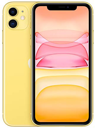 Apple iPhone 11 15.5 cm (6.1) 128 GB Dual SIM Yellow iPhone iPhone 11, 15.5 cm (6.1), 1792 x 828 pixels, 128 GB, 12 MP, iOS 13, Yellow