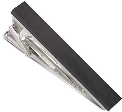 TEROON Krawattenklammer/Krawattennadel Holzmaserung