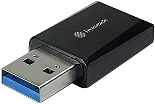 Dynamode Wireless Dual Band Nano Adapter - Booster WiFi Mini Wireless Adapter for PC, Laptop - Internet USB Dongle 11AC with High Gain Antenna 2.42GHz and 5GHz Wireless Network Speed Up To 1300mbps