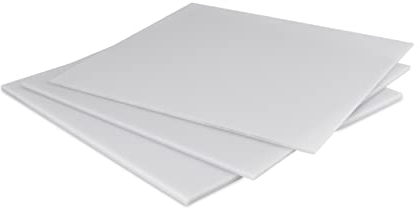 Platte aus Polycarbonat | opal-weiß | 5mm stark | UV resistent | Qualität von W&S GmbH | 400mm x 400mm | Polycarbonatplatten | Außenbereich & Innenbereich