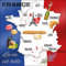 20 Servietten eine Reise durch Frankreich 33 x 33cm