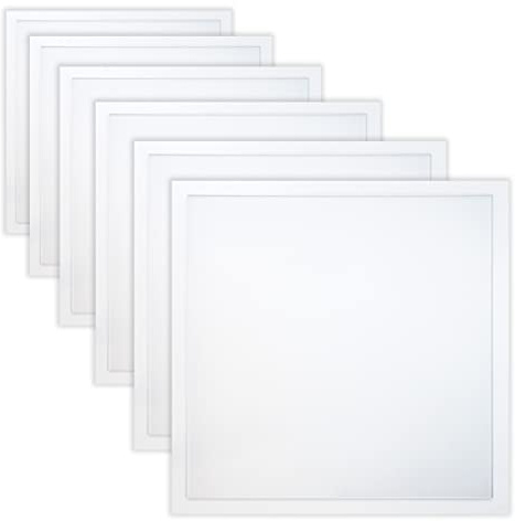 eLITe Backlight LED Panel 40W Farbwahl 4000lm 60x60cm weiß UGR<19 nicht dimmbar, flackerfrei, 6 Stück