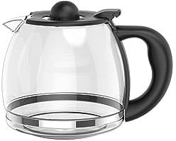 CUPALL 12-CUP Coffee Pot Replacement, Compatible with Black and Decker Coffee Maker carafe, Black Handle
