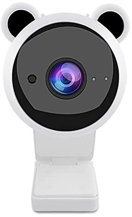 Ailan Laptop-Online-Kurs 1080P-Auflösung Webcam-Computer USB-betriebene Kamera Netzwerk-Meeting-Cam Desktop-PC-Zubehör Pink, Weiß