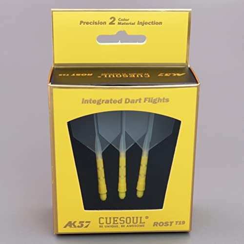 CUESOUL ROST T19 Integrierter Dartschaft und Flights Big Wing Shape, 3er-Set