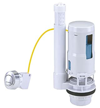 Dual Flush Valve Toilet Cistern Outlet Valve, Oval Push Button