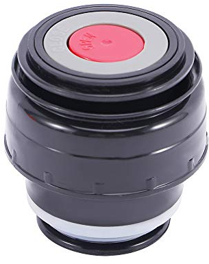 Outdoor Travel Cup Vacuum Flask Lid Drinkware Mug Outlet Flask Cover, Cup Lid Portable Thermos Cover Accessories(4.5cm black red)