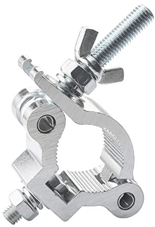 Clamps for Lights Stage Lighting Accessories, Lighting O Clamp Dj Light Pole Clamp Quick Release Truss Clamp, Half Coupler Hanging Bracket Stage Light Clamp Moving Head Light Hooks for Truss 38mm-42mm