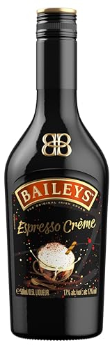 Baileys Espresso Crème, B-Corp zertifiziert, Original Irish Cream Likör, Baileys trifft auf echten Kaffee, Garantierter Genuss auf Eis oder im Cocktail, 17% vol, 500ml Einzelflasche