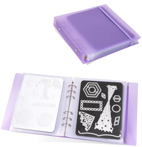 UNIMEIX Dicke, magnetische Blätter für Stanzschablonen, 1 Album-Tasche, Album-Taschenaufbewahrung, Stempel und Stanzform, Aufbewahrung für Kartenherstellung (1,2 mm Dicke), 10 Stück