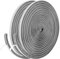 Flintronic Bürstendichtung Selbstklebend, 12m(L) x 9mm(B) x 9mm(D) Bürstenleiste, Dichtungsband Türdichtung Hochdichter Filz, Anti-Kollision Zugluftstopper für Fenster, Schiebetüren, Garderobe -Grau