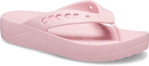 Crocs Femme Baya Platform Flip Tongs, Petal Pink, 39/40 EU