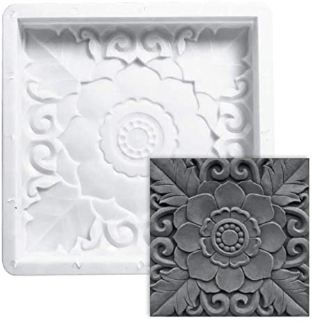 Wedhapy Square Paving mould DIY Concrete Paving Moulds for Garden Stepping Stones and Pathways