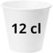 FitYo Lot de 1000 Gobelets en Carton Blanc idéale commerce, association, bar, club, restaurant - 4 tailles de disponibles (4 oz / 12 cl)