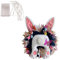 Kunstblumendeko Frühlingsdeko für Zuhause Türen Ostern leuchtende Form Dieb Kränze mit Ohren weiß und Türkränze für vorne Hasendekoration Hintern Ostern Osterkranz mit Hase (Multicolor, One Size)