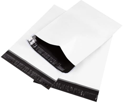GoodMarkt Folien-Versandtaschen, Versandbeutel Plastik selbstklebend, praktisch shipping bags 100 Stück, versandtüten Wasserdicht für Kleidung, verpackungsbeutel für den sicheren Transport (30x38 cm)