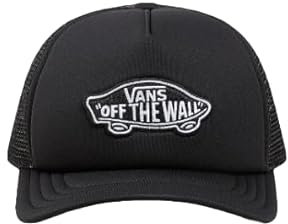 VANS Trucker-Kappe für Jungen, klassisch, gebogen, Schwarz, Schwarz