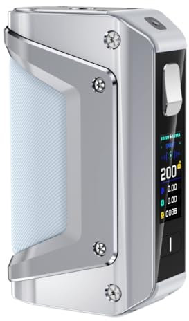 Aegis Legend 3 Mod Dual 18650 Batteries (paquet sans batterie incluse) 200 W Vape Smart Lock L200 III Appareil Cigarette électronique Original (Argent) - No Nicotine