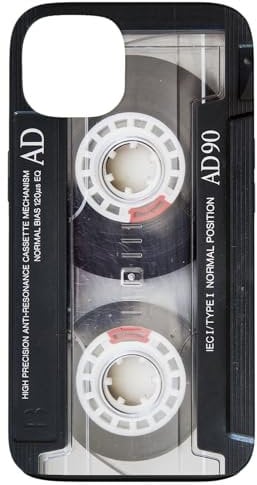 Vintage Music Audio Cassette Tape Retro 90s 80s 70s 60s Case for iPhone 13