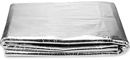 Auto-Wärmedämmung, Schalldämmung, 140 cm x 100 cm, Autohaube, Motor, Firewall, Heizmatte, Schalldämmung, Dämpfungsmaterial, Aluminiumfolie, Aufkleber für Auto-Audio-Geräuschdämmung