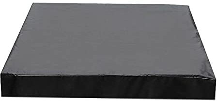 Couverture thermique extra épaisse pour jacuzzi, résistante à la neige et à l'eau, noir, 218 x 218 x 30 cm