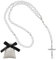 Rosenkranz Kommunion Halskette, Perlen Katholische Kreuz Halskette, Taufe Rosenkranz, Katholisches Rosenkranz Halskette, Elegante Kreuz Gebetskette Christlich Kommunion Geschenk für Mädchen Jungen