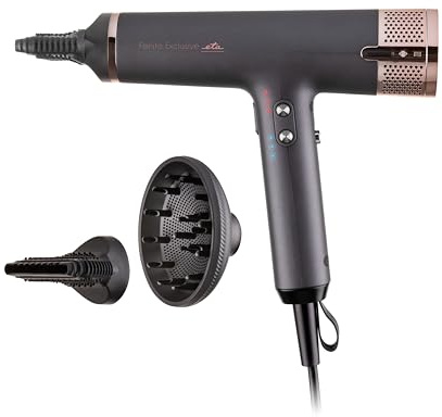 ETA Haartrockner Fenité Exclusive I 1.600 W I 4 Geschwindigkeiten I 3 Temperatureinstellungen I Kaltluftfunktion I Diffusor I Ionisation